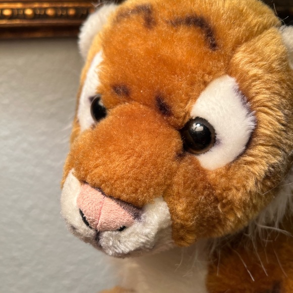 Animal Tiger Cub Plush 18"  Long Laying Down Realistic Stuffed - Picture 2 of 12